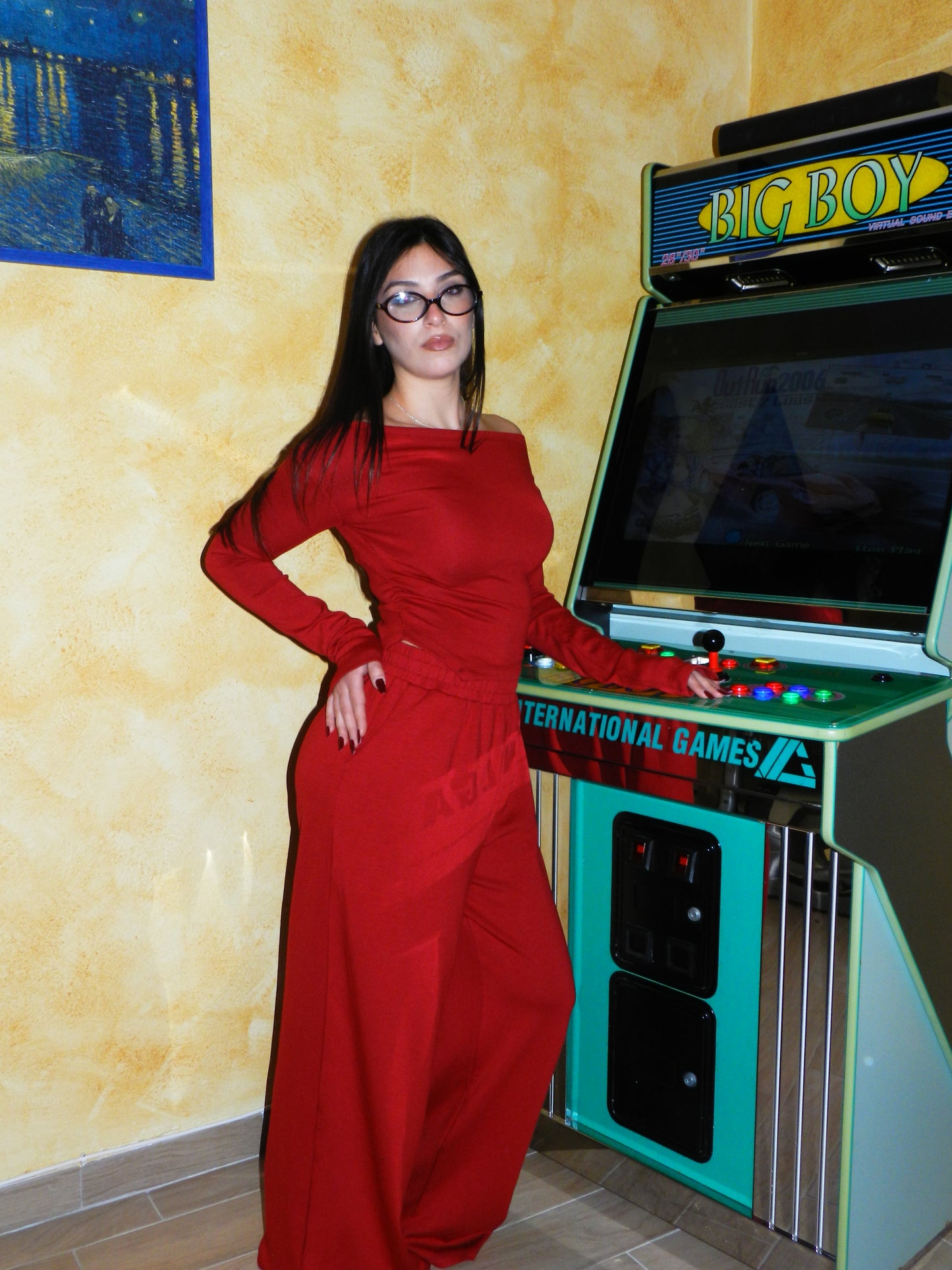 Completo Tuta Burgundy