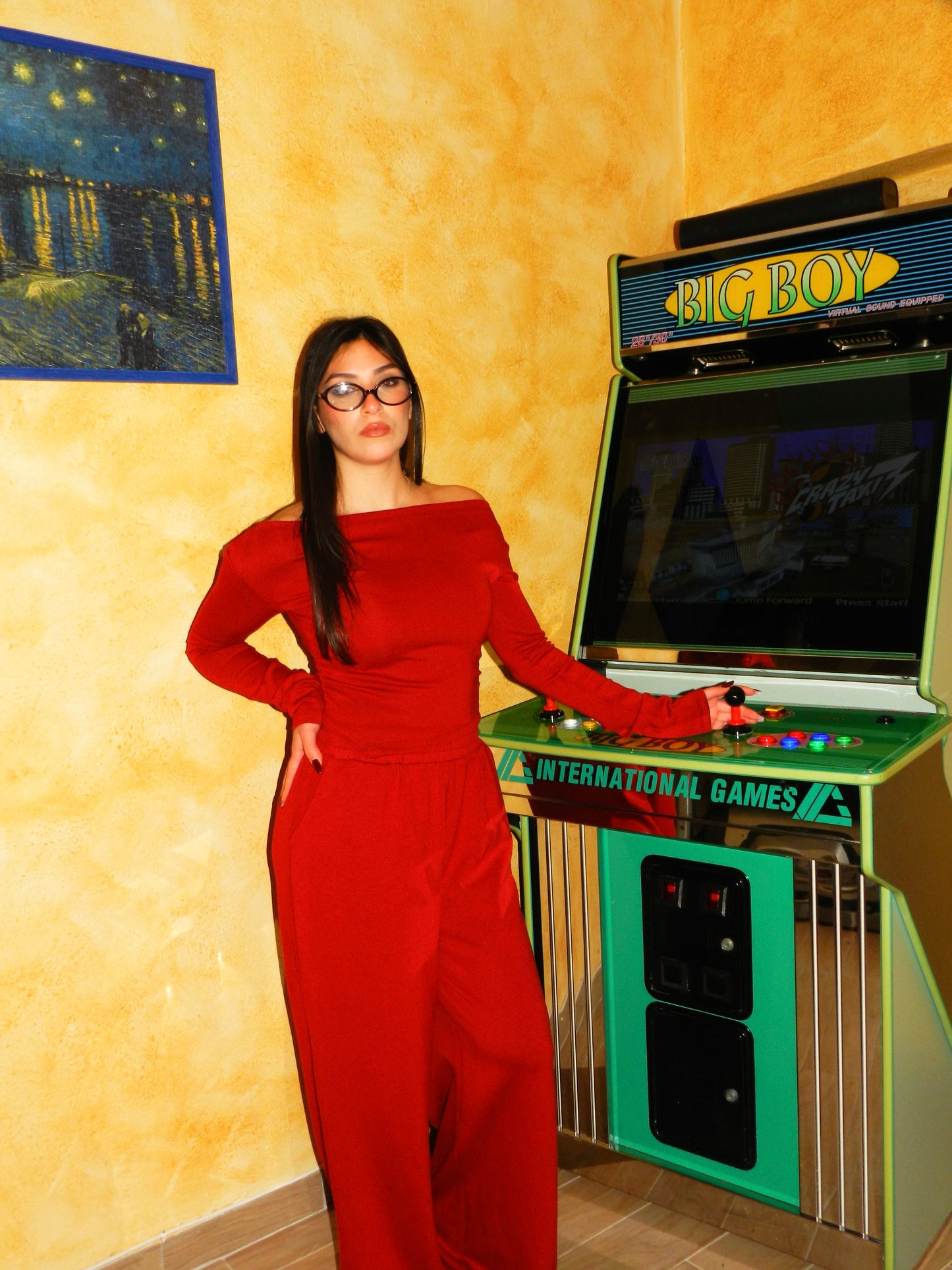 Completo Tuta Burgundy